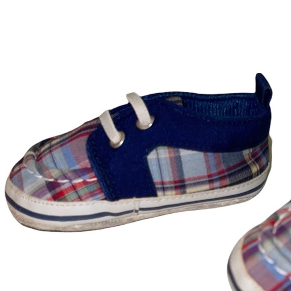 3-6M Baby Vision Baby Boy Plaid Shoes - Picture 8 of 16